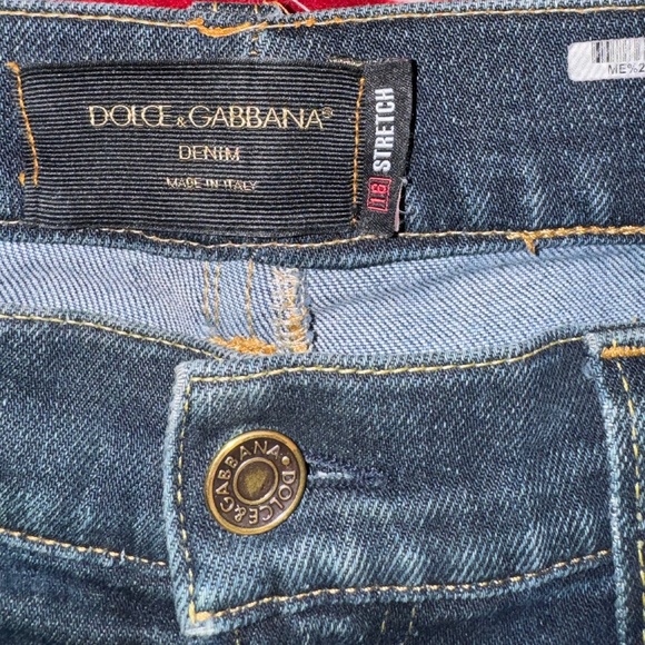 DOLCE & GABBANA distressed DENIM JEANS style 16...  32x29.5   Italy size 48 - Picture 1 of 5